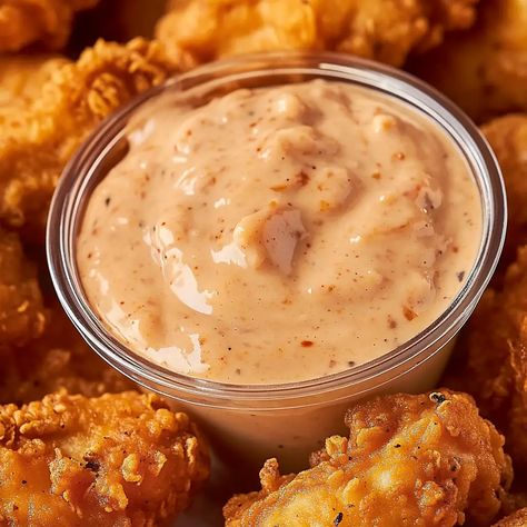 CookiesPedia - easy recipes Raising Cane Sauce, Chicken Finger Sauce, Raising Cane Sauce Recipe, Crispy Chicken Fingers, Buffalo Chicken Fingers, Blue Cheese Chicken, Tangy Chicken, Canes Sauce, Chicken Finger