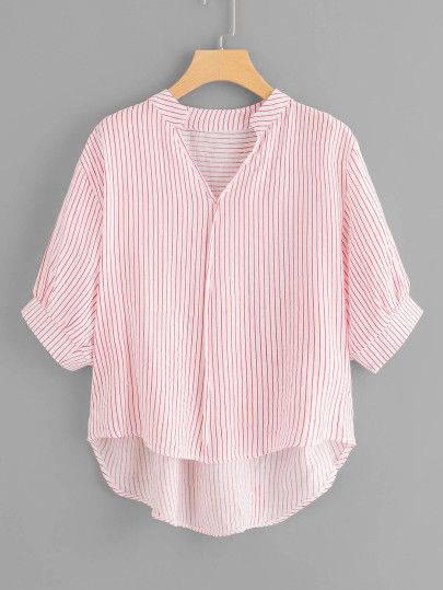 Lady Shirt Design, Ladies Tops Fashion Shirts, Shirt Blouse Designs, Cotton Tops Designs, Blouse Casual Fashion, Striped Shirt Women, Fashion Top Outfits, Diy Vetement, Fashion Tops Blouse