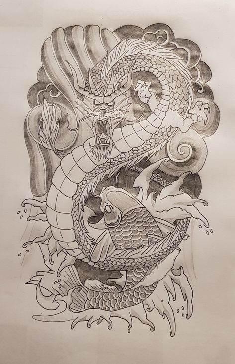 Koi Into Dragon Tattoo, Dragon And Coy Fish Tattoo, Koi Fish Turning Into Dragon Tattoo, Koi And Dragon Tattoo Sleeve, Koi Fish To Dragon Tattoo, Koi Fish Into Dragon Tattoo, Koi Fish Dragon Tattoo Sleeve, Japanese Dragon And Koi Fish Tattoo, Tiger And Koi Fish Tattoo