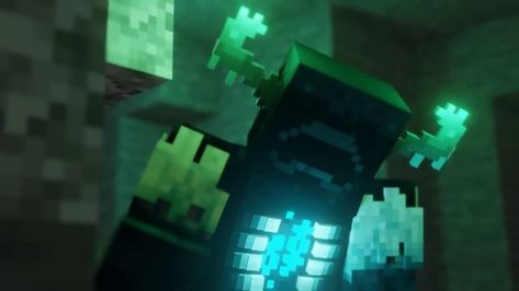 I can hear you... Warden Minecraft, Minecraft Warden, The Warden, Minecraft Wallpaper, Minecraft 1, Wallpaper Pc, Anime Dragon Ball, Izuku Midoriya, Best Anime Shows