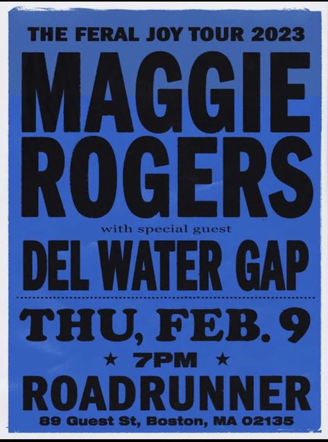 Maggie Rogers Poster, Maggie Rogers, Tour Poster, Tour Posters, Milwaukee Wi, When I Grow Up, The Net, Atlanta Ga, Special Guest