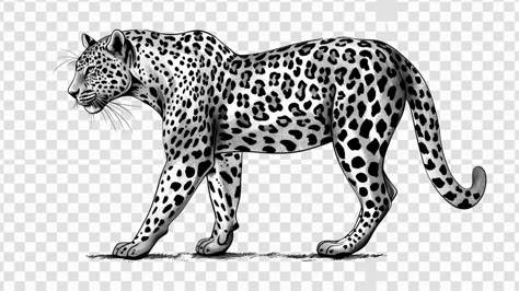 Full Color Image in ai-img-gen.com 🔸 vintage line art leopard , flat vector, white background, coloring book page style on transparent ba... 🔸 From Midjourney AI Image Leopard Vector, Leopard Walking, Vintage Line Art, White Illustration, Cat 2, Flat Vector, Black And White Illustration, Leopards, Coloring Book Pages