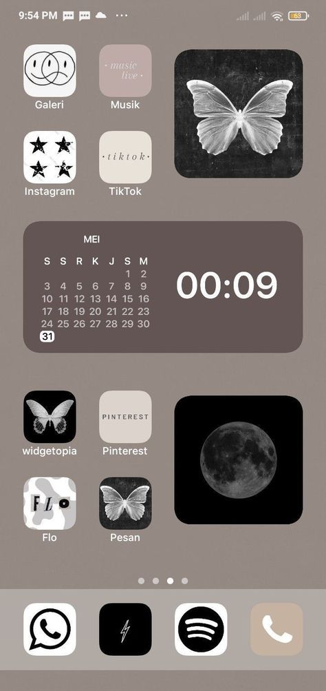 Cute Themes For Phone App, Iphone Launcher Aesthetic, Ios 13 Wallpaper Iphone, Xiaomi Homescreen Ideas, Widgetsmith Themes, Xiaomi Homescreen, Widgetsmith Ideas Aesthetic, Wallpaper Hp Aesthetic, Iphone Launcher