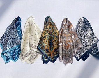 Outfits With Head Scarves, Silk Scraf, Silk Bandanas, Braid Scarf, Bandana Silk, Silk Hair Scarf, Head Scarfs, Silk Scarfs, Hair Scarves