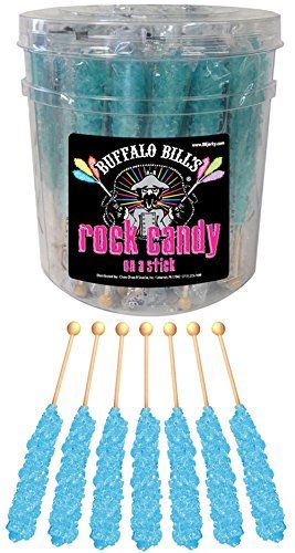 Blue Rock Candy, Candy On A Stick, Rock Candy Sticks, Candy Crystals, Nostalgic Candy, Retro Candy, Classic Candy, Candy Sticks, Junk Food Snacks