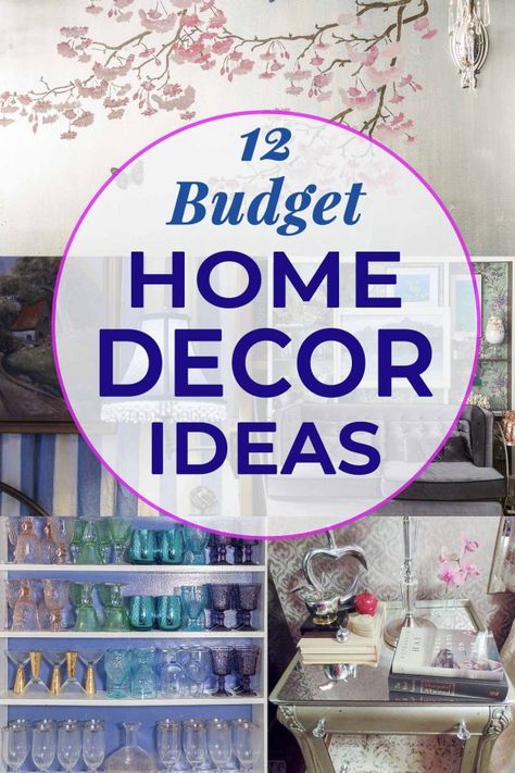 Low cost home decor ideas that will help you with decorating your home on a budget. Lots of creative tips that won't cost a lot of money. House Decor On A Budget, Cost Home Decor, Low Budget Home Decor, Make Your House Look Expensive, Home Decor Ideas Bathroom, Cozy Modern Living Room, Look Expensive On A Budget, Interior Design On A Budget, House On A Budget