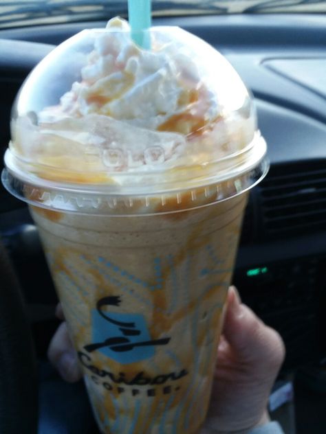 Northern MN, March 2018, "the usual" before my shift drink! Caramel High Rise Cooler, Bemidji MN Caribou I looove you! Caribou Coffee Drinks, Caribou Drinks, Caribou Coffee, Coffee Drinks, Caramel, Ice Cream, High Rise, Bedroom Decor, Drinks