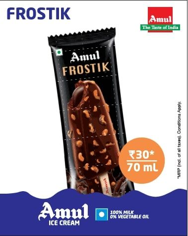 amul-ice-cream-frostik-rupees-30-for-70-ml-ad-times-of-india-mumbai-27-03-2021 Amul Ice Cream, Caramel Crunch, Cute Desserts, American Brand, Chocolate Flavors, Vegetable Oil, Aesthetic Food, Newspaper, Caramel