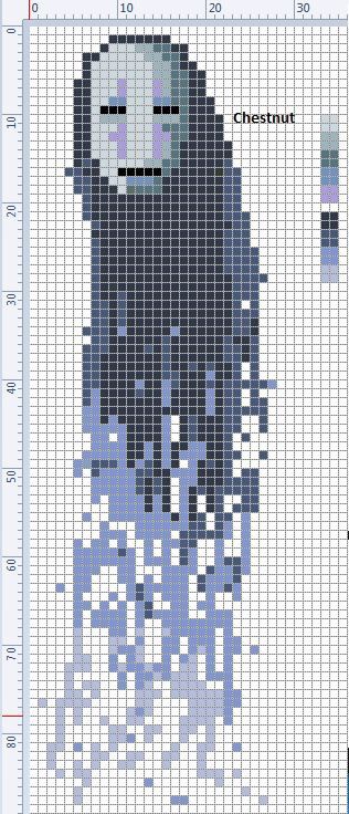 FOR TABRIE - KEYS Totoro Cross Stitch, Miyazaki Anime, فن النسيج, Anime Cross Stitch, Anime Pixel, Graph Patterns, 8bit Art, Pixel Crochet, Pixel Art Grid