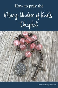 Mary Undoer Of Knots, Rosary Prayers Catholic, Saints Prayers, Rosary Prayers, Prayer For Parents, Religion Catholic, Prayers Catholic, Chaplet Rosary, Christian Meditation