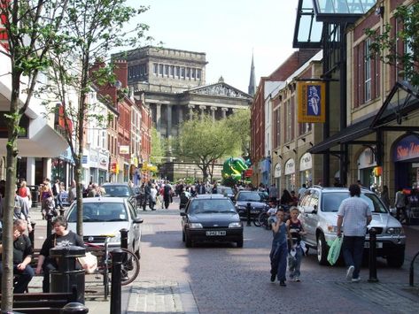 Britain's unhealthiest high streets have been named and shamed Preston England, Preston Lancashire, English Uk, West England, History Of England, Uk City, Northern England, Perspective Drawing, England Travel