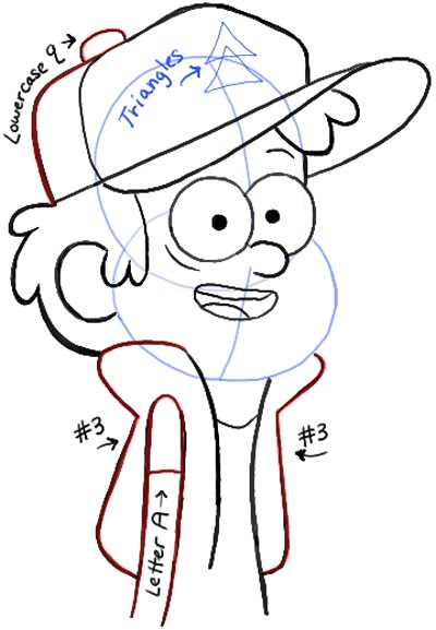 step06-Dipper-Pines-Gravity-Falls Dipper Pines Drawing, Gravity Falls Base Drawing, Gravity Falls Character Base, Dipper Drawing, Gravity Falls Sketches, Gravity Falls Base, Gravity Falls Drawings, Gravity Falls Oregon, The Mystery Shack