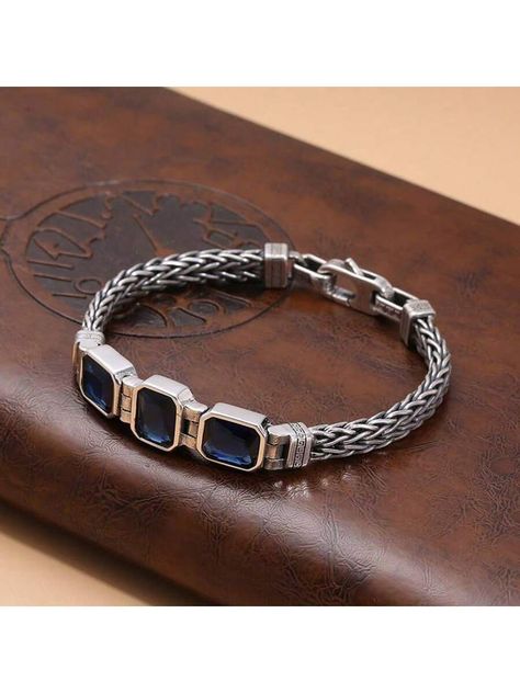 Punk,Vintage Collar  Copper   Embellished   Men's Fashion Jewelry Gold Bracelets Design, Breslet Design, Men Silver Bracelet, Mens Bracelet Gold Jewelry, Mens Bracelet Designs, Men Chain, Jewelry Knowledge, Mens Silver Jewelry, Diamond Pendants Designs