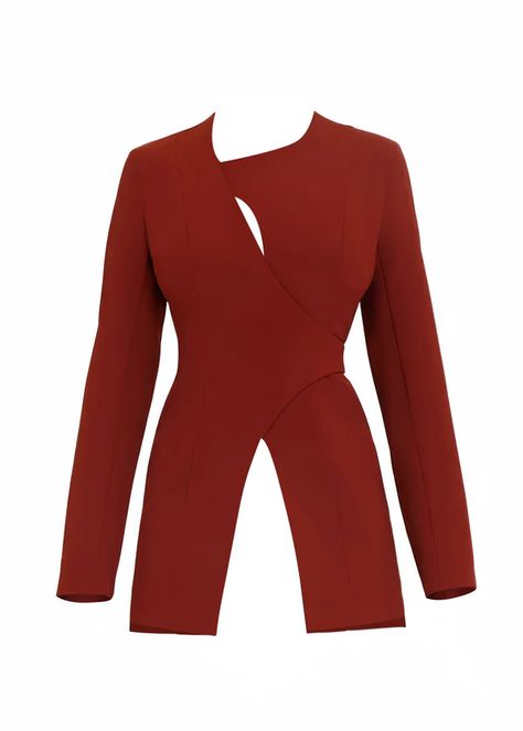 ALL CLOTHING – Andrea Iyamah Corset Pants, Andrea Iyamah, D Ring, Pomegranate, Cut Out, Blazer, Pants, Red, Trousers