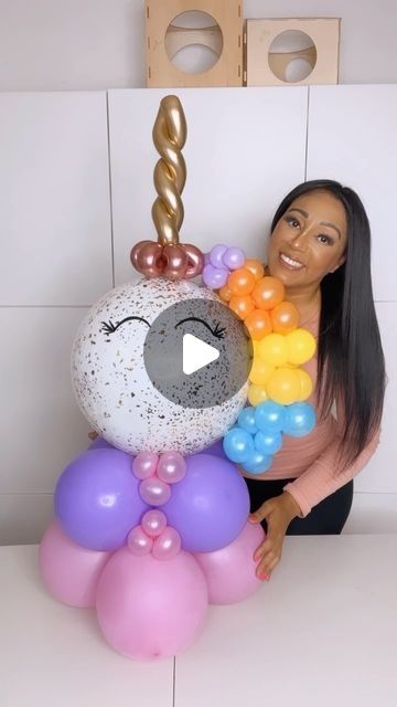 Balloon Unicorn, Parade Ideas, Balloon Bouquet Diy, Unicorn Balloon, Diy Balloon, Balloon Diy, Diy Bouquet, Balloon Bouquet, Kids Party