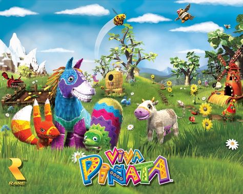 Viva Pinata Viva Pinata, Nom Nom Nom, Pinata Party, Video Game Posters, Childhood Games, Watch Cartoons, Game Characters, Guilty Pleasure, Video Game Characters