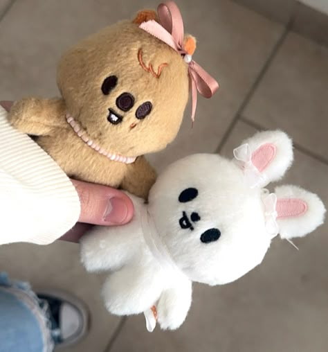 Lee Bit And Quokka, Leebit And Quokka, Cute Plushies Aesthetic, Skzoo Pfp, Skzoo Clothes, Skzoo Plushies, Stay Aesthetic, Toys Aesthetic, Skz Merch