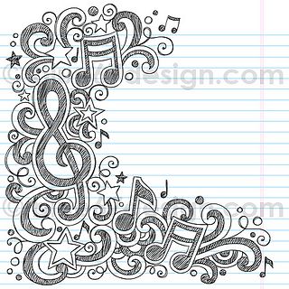 Music Notes Sketchy Doodle Vector Illustration by blue67design | Flickr - Photo Sharing! Music Notes Drawing, Music Doodle, Notebook Doodles, Not Musik, Drawing Hands, Music Drawings, Doodle Art Journals, Musical Art, Musical Notes