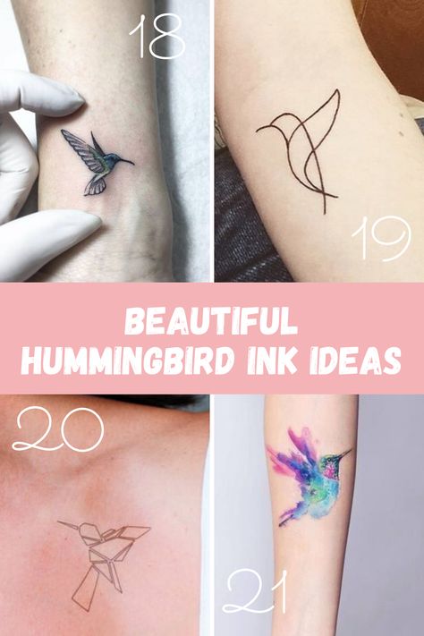 Hummingbird Tattoo Design, Hummingbird Tattoo Black, Hummingbird Tattoo Ideas, Hummingbird Flower Tattoos, Colorful Bird Tattoos, Small Hummingbird Tattoo, Tattoo 2022, Bird Tattoos For Women, Mom Tattoo