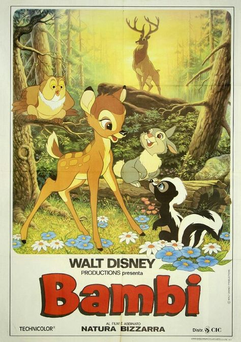 Bambi Vintage Disney Posters, Old Movie Poster, Disney Movie Posters, Classic Disney Movies, Funny P, Old Movie, Disney Posters, Film Disney, Classic Movie Posters