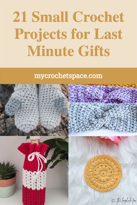 Crocheted Gifts For Friends, Crochet Family Gifts, Small Practical Crochet Projects, Beginner Crochet Gift Ideas, Crochet For Sister, Crochet Christmas Gifts For Coworkers, Crochet Gift Ideas For Teachers, Crochet Gift For Sister, Crochet Ideas For Grandma