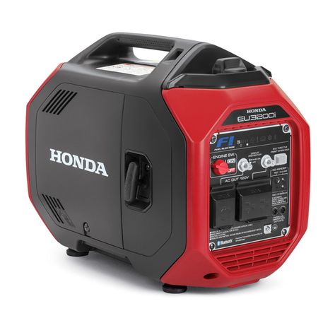 Rv Ac, Portable Inverter Generator, Honda Generator, Inverter Generator, Generator House, Portable Generator, Integrated Handles, Power Inverter, New Honda