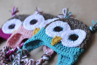 Crochet Owl Hat Pattern - Repeat Crafter Me Crochet Owl Hat, Crochet 101, Crochet Owls, Repeat Crafter Me, شال كروشيه, Owl Hat, Crochet Owl, Crochet Things, Haken Baby