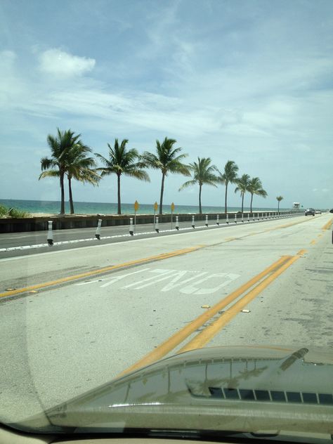 Florida State Road A1A - Fort Lauderdale beach - A1A has been a backbone of Florida's Spring Break, serving as "the strip" in both Fort Lauderdale, a popular spring break destination during the 1960s, 1970s, and 1980s, as well as Daytona Beach, which became a popular destination for college spring breaks during the 1970s. Pinecrest Florida, Spring Break College, Trip Aesthetic, Spring Break Destinations, Florida Springs, Fort Lauderdale Beach, Sunshine State, Daytona Beach, Florida State