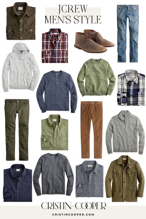 Men’s Fall Outfits Preppy, London Style Mens Outfit, Men’s Capsule Wardrobe Winter, Men’s Fashion Business Casual Fall, Men’s Casual Wardrobe, Mens Fall Wardrobe Essentials, Johnston And Murphy Mens Outfits, Men Fall Photo Outfits, J Crew Outfits Men