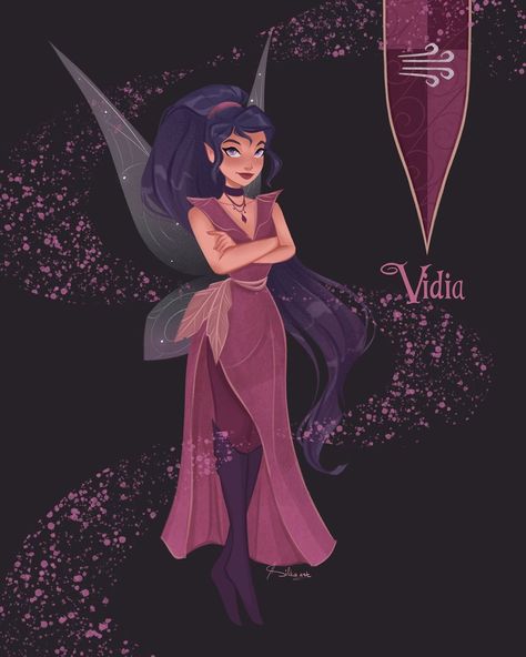 Vidia Fairy Fanart, Aesthetic Disney Costumes, Disney Fairies Fanart, Vidia Tinkerbell Fanart, Fast Flying Fairy, Vidia Costume, Fairy Concept Art, Tinkerbell Vidia, Vidia Tinkerbell