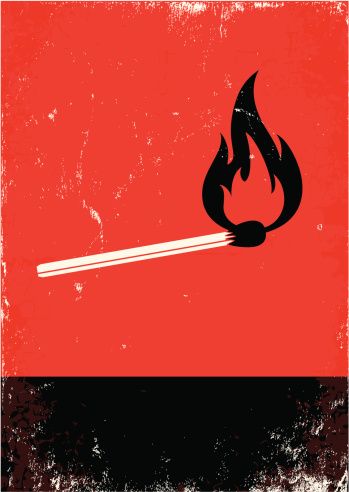 Vector Art : burning match Red And Black Poster, Match Poster, Shutterstock Images, Soya Mumu, Fahrenheit 451, Black Poster, Matchbook Art, Hollow Art, Fire Tattoo