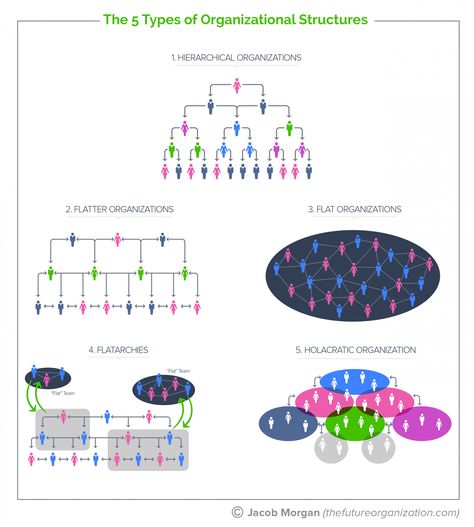 The Complete Guide To The 5 Types Of Organizational Structures For The Future Of Work Business Organizational Structure, Hierarchy Design, Innovation Models, Organizational Design, Organization Development, Business Landscape, Organization Chart, Toddler Worksheets, Org Chart