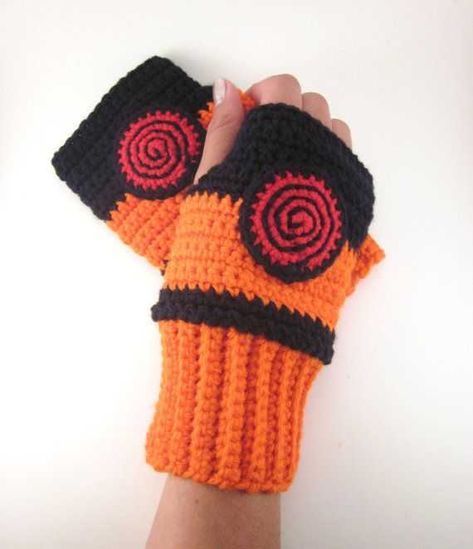 Poses In The Mirror, Super Hero Crochet, Naruto Original, Anime Ninja, Crochet Gloves, Fun Crochet Projects, Wrist Warmers, Diy Crochet Projects, Crochet Gifts