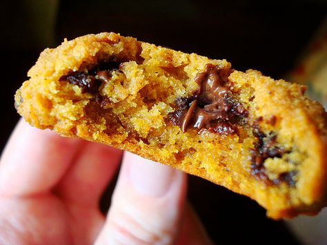 Pumpkin chocolate chip mochi cookies! Incredible and allergy-free :) Mochi Cookie Recipe, Mochi Cookies, Pumpkin Mochi, Chocolate Chip Bundt Cake, Sweet Potato Chocolate, Healthy Chocolate Chip Cookies, Pumpkin Coffee Cakes, Chocolate Chip Bread, Pumpkin Chocolate Chip Bread