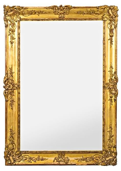 Esmod Paris, Mirror With Frame, Printable Frames, Antique Picture Frames, Page Borders Design, Photo Frame Design, Banner Background Images, Old Frames, Napoleon Iii