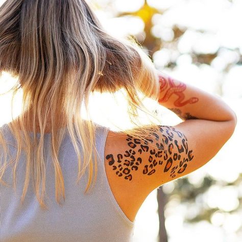 Leopard Print Tattoo |   couple tattoos unique 2023 Leopard Print Shoulder Tattoo, Cheetah Print Tattoo For Women, Animal Print Tattoo For Women, Leopard Print Tattoo For Women, Leopard Spots Tattoo, Leopard Print Tattoo Sleeve, Cheetah Print Tattoo, Leopard Print Tattoo, Animal Print Tattoo