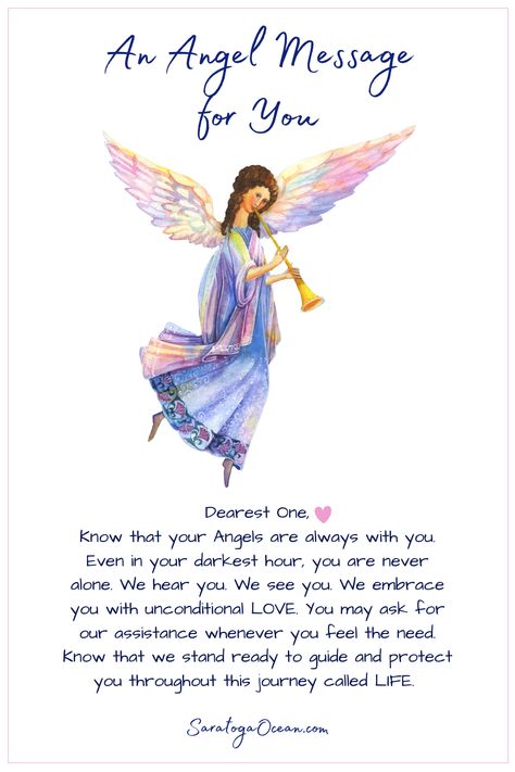 Here's an angel message for you today... #connectingwithangels Angel Healing Quotes, Angel Blessings Quotes Inspirational, Angel Messages For Today, Angel Messages For Me Today, Angels Quotes, Angel Protection, Soul Messages, Guardian Angels Prayer, Archangel Prayers