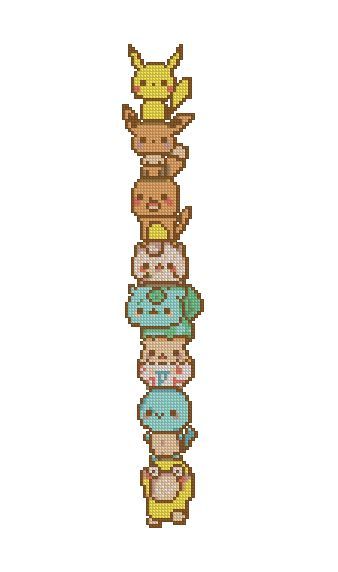 Charmander Cross Stitch, Etsy Wall Decor, Pokemon Cross Stitch Patterns, Kawaii Cross Stitch, Pokemon Cross Stitch, Gift Embroidery, Pokemon Perler Beads, Tiny Cross Stitch, Motifs Perler