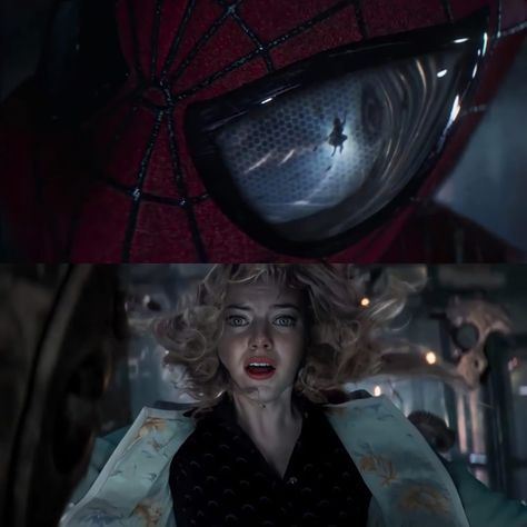 Gwen Falling, Spiderman Scene, Spider Man Playstation, Spiderman And Spider Gwen, The Amazing Spiderman 2, Fine Guys, Andrew Garfield Spiderman, Garfield Spiderman, Marvel Cartoons