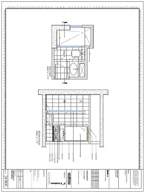 Toilet Detail PDF | PDF Vanity Light Mirror, Shower Closet, Closet Dimensions, View Drawing, Light Mirror, Glass Partition, Toilet Design, The Plan, Mirror Glass