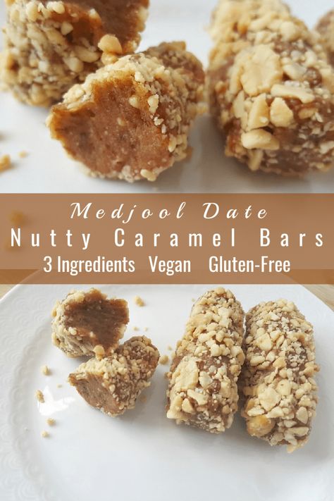 Date Recipes Medjool Dinner, Healthy Payday Bars, Date Protein Bar, Medjool Date Recipes Healthy, Medjool Date Recipes, Payday Candy, Payday Candy Bar, Recovery Food, Caramel Bars