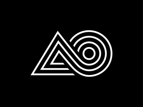 triangle circle by George Bokhua on Dribbble Ao Logo Design, George Bokhua, Circle Logos Inspiration, Circle Symbol, Creative Logo Design, Grafic Design, Circle Logos, Geometric Circle, Learning Design