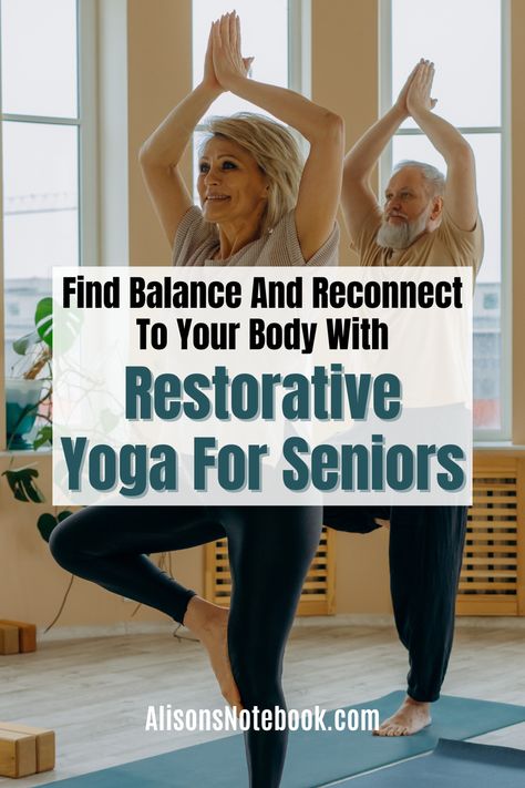 Senior Stretches For Flexibility, Yoga Poses For Seniors, Senior Yoga, Free Yoga Workouts, Tantric Yoga, Restorative Yoga Poses, Self Care Checklist, Yoga For Seniors, Corpse Pose