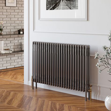 Victorian Radiators, Painted Radiator, Ral Code, Column Radiator, Walk In Bath, Column Radiators, Column Design, Steel Columns, Bath Shower Mixer Taps