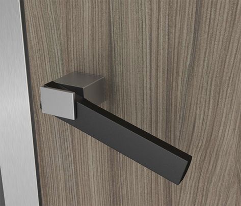 Modern Door Knob, Handle Door Design, Cube Door, Minimalist Door Handle, Modern Door Hardware, Exterior Door Hardware, Door Handle With Lock, Modern Interior Door, Door Handles And Locks