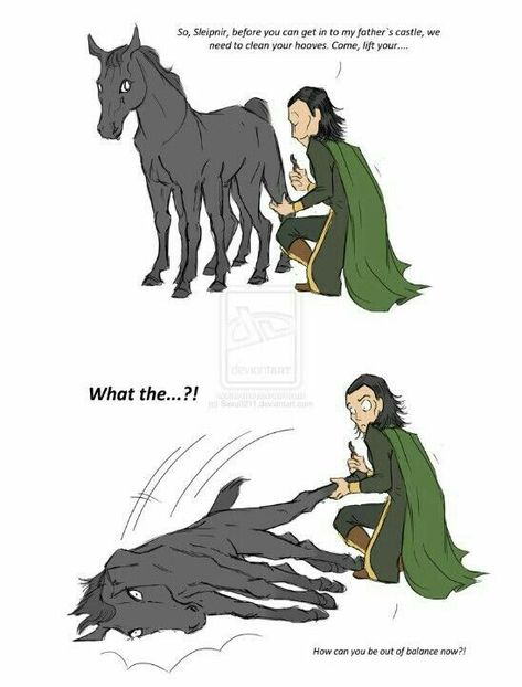 Just memes #random #Random #amreading #books #wattpad Horse Mythology, Loki's Children, Loki Mythology, Loki And Sigyn, Thor X Loki, Loki Avengers, Loki Art, Thor Loki, Avengers Memes