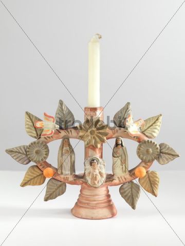 Mexican tree of life candelabra Catholic Decor, Mexican Crafts, Tree Of Life Art, Mexican Ceramics, Pottery Form, Ceramic Candle Holders, Mexican Designs, Mexican Pottery, Ceramic Candle