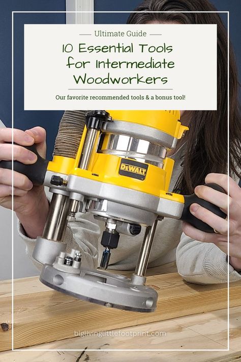 Are you ready to upgrade your woodworking skills and take your workshop to the next level? In this guide, we highlight the top 10 tools every intermediate woodworker should own, helping you balance cost, performance, and safety while building your ultimate toolkit. Mini Woodworking Tools, Workshop Safety, Wooden Garden Benches, Essential Woodworking Tools, Woodworking Tools Workshop, Wood Working Gifts, Woodworking Workshop, Wood Crafts Diy, Essential Tools