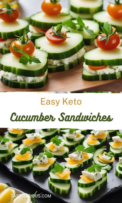 easy keto cucumber sandwiches cucumber recipe ideas keto sandwich snack ideas cucumber snack ideas keto snack recipe ideas low carb snack recipe ideas quick snack ideas Cucumber Snack Ideas, Snack Recipe Ideas, Quick Snack Ideas, Keto Cucumber, Cucumber Snack, Cucumber Sandwiches Recipes, Cucumber Snacks, Keto Sandwich, Low Carb Snack