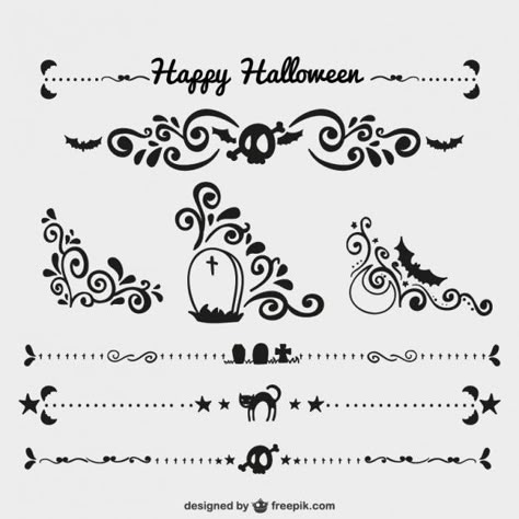 Halloween Scrapbook Ideas, Aesthetic Boarders, Halloween Writing Paper, Marcos Halloween, Bullet Journal Halloween, Halloween Fonts Alphabet, Creepy Font, Quotes Halloween, Ideas Bullet Journal